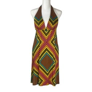 Julie Brown Women’s retro halter summer dress  size M
